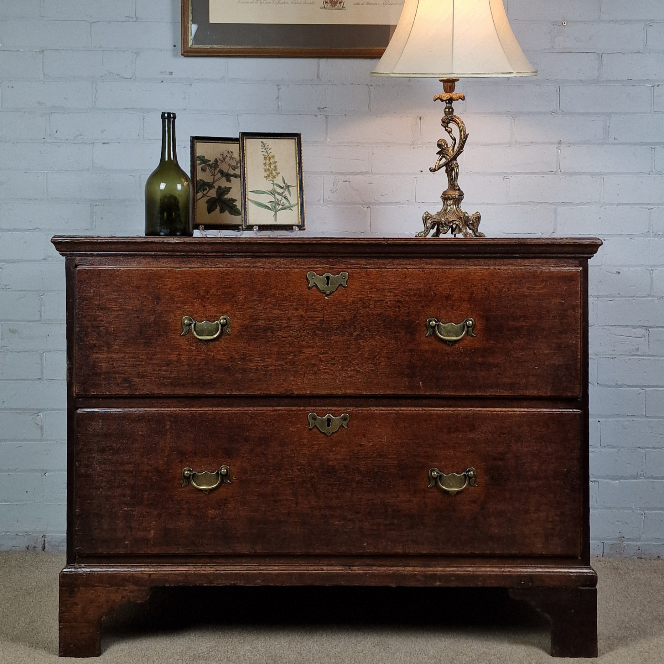 Antique Oak Chest of Drawers - 18th Century