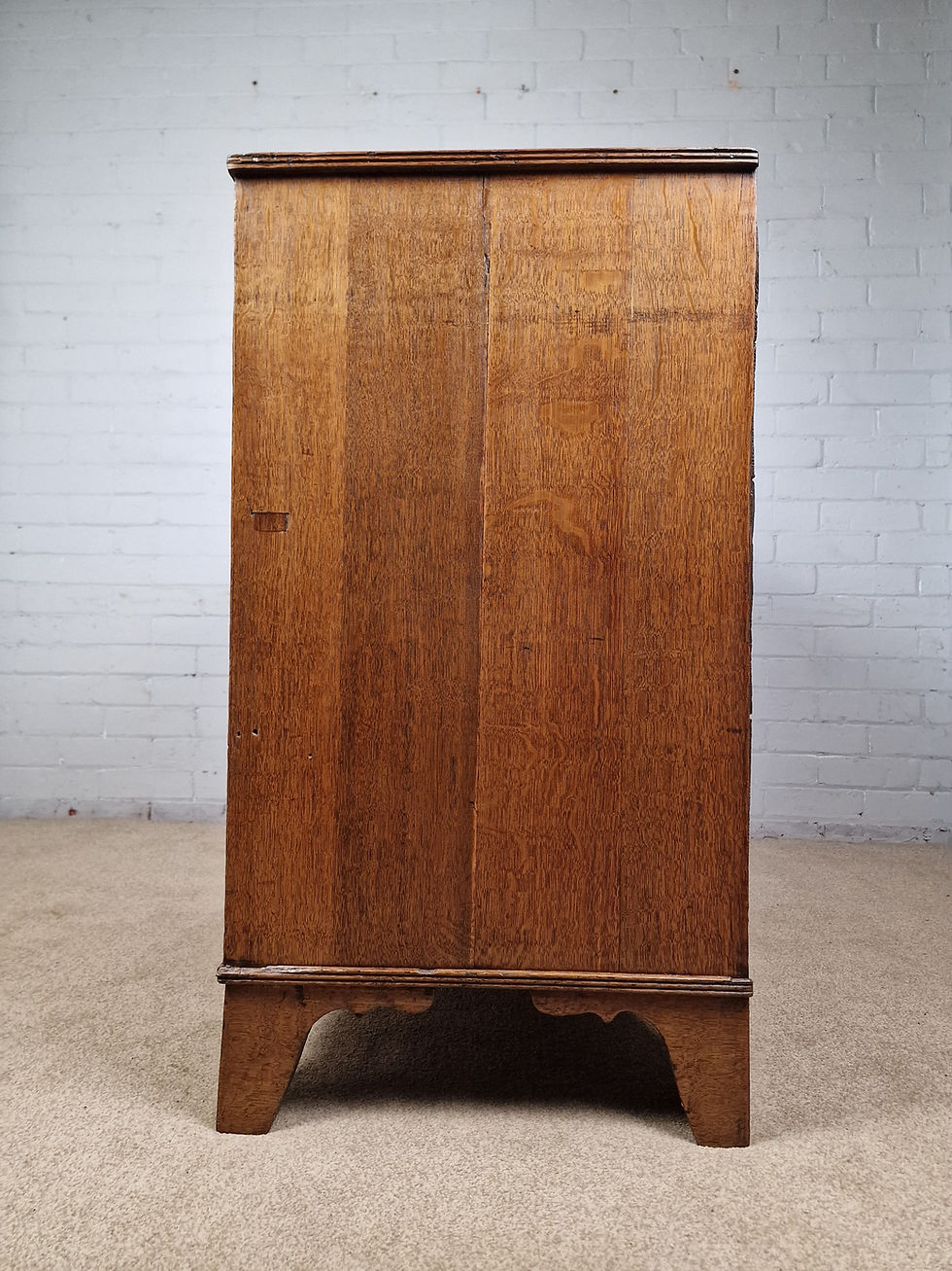 Thumbnail: Georgian Oak Chest of Drawers