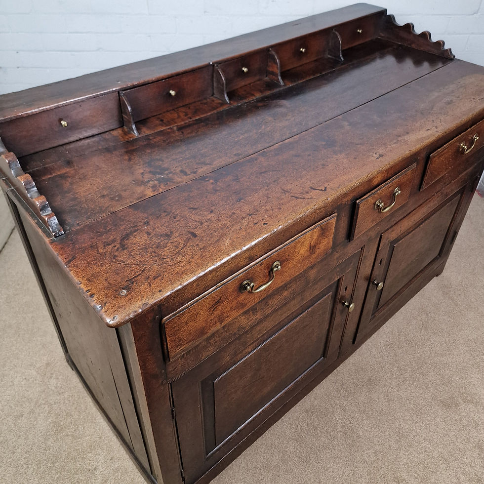 Thumbnail: Oak Dresser Base - George II Circa 1840