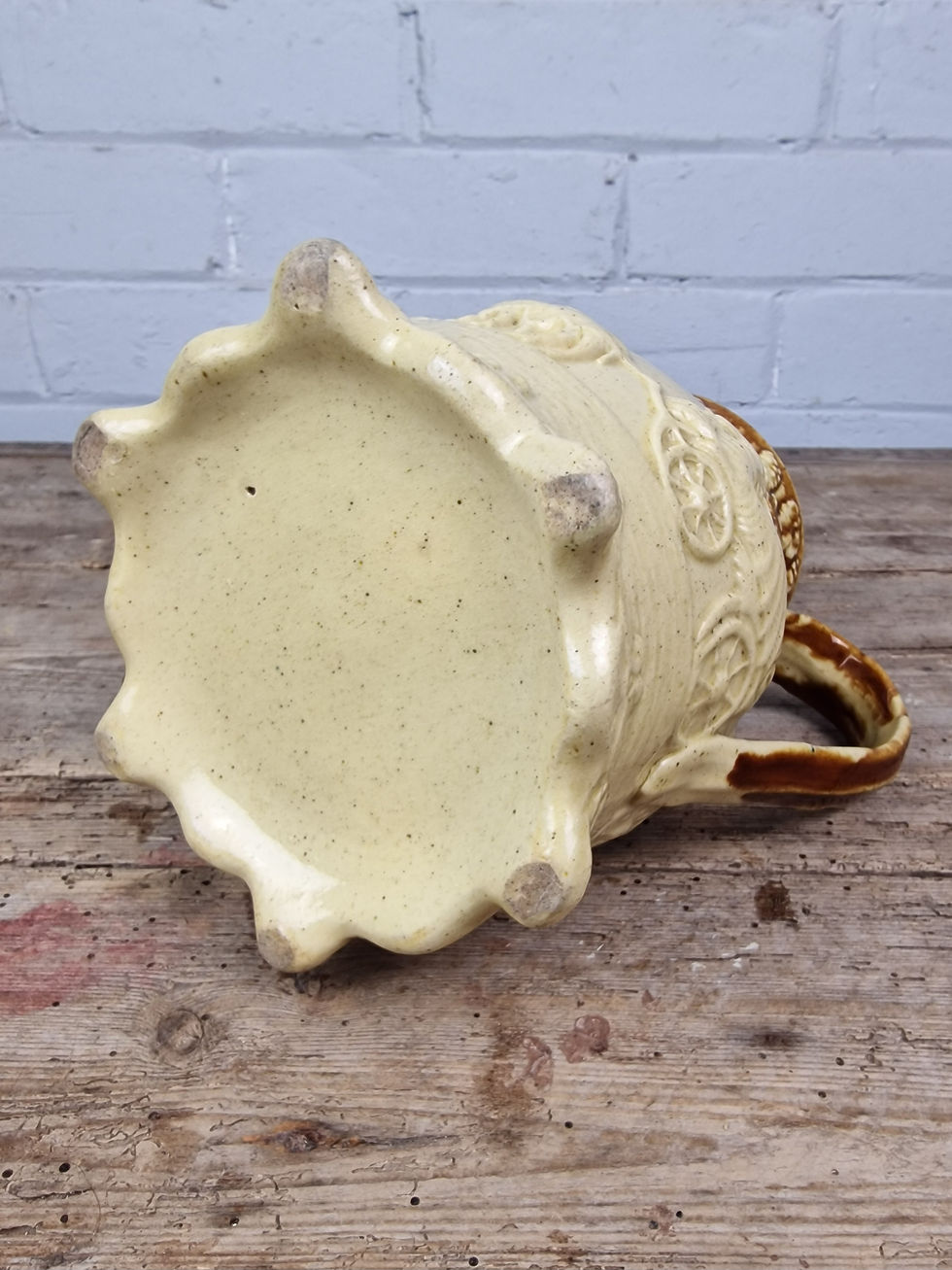 Thumbnail: Staffordshire Jug Decorated with Indian Scenes