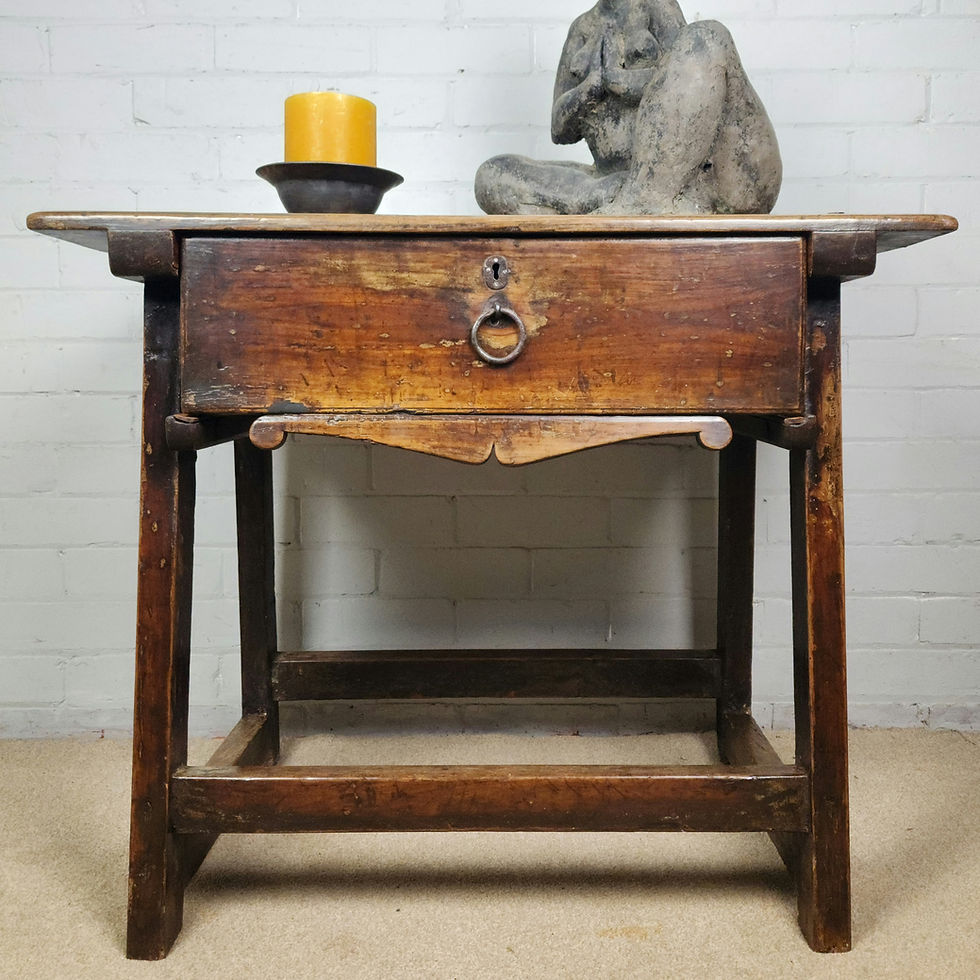 Thumbnail: Chestnut Side Table - Spanish 17th Century