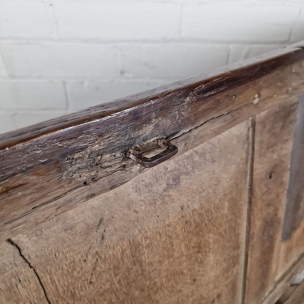 Thumbnail: A 17th Century Joined Oak Coffer