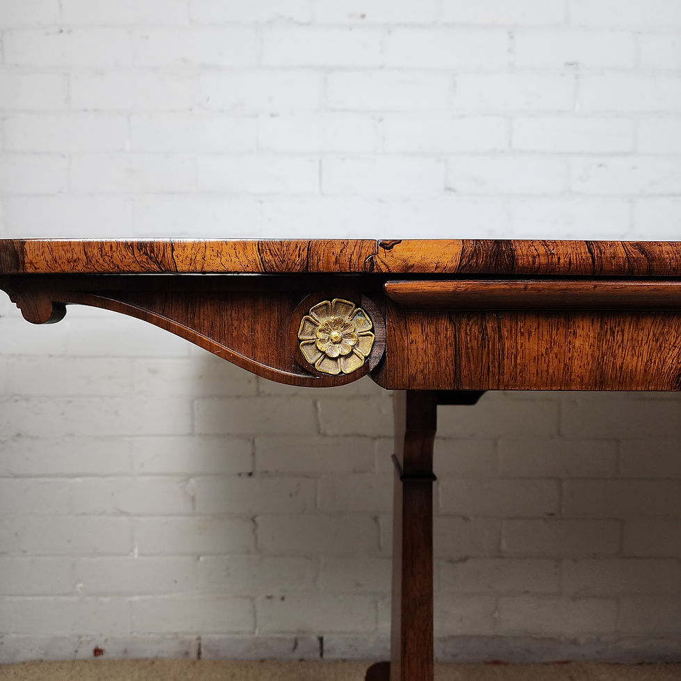 Thumbnail: Rosewood Sofa Table - Early 19th Century Regency Period