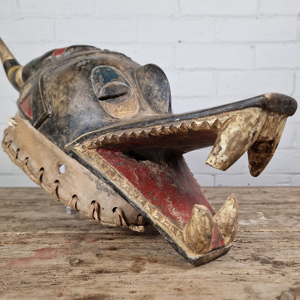 Gouro 'Zamble' tribal mask, Ivory coast.