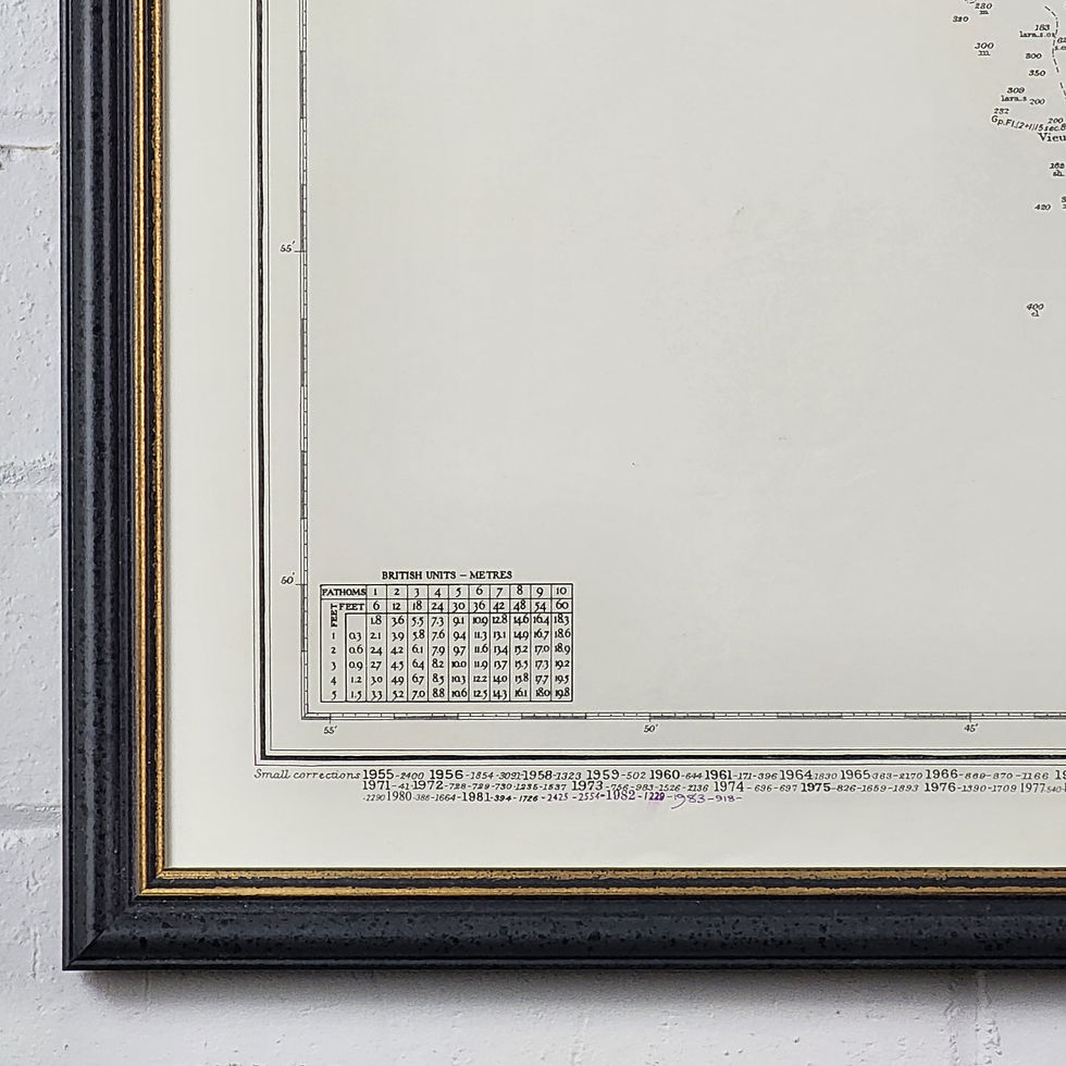 Thumbnail: Vintage Admiralty Chart 885 - Guadeloupe with Adjacent Islands