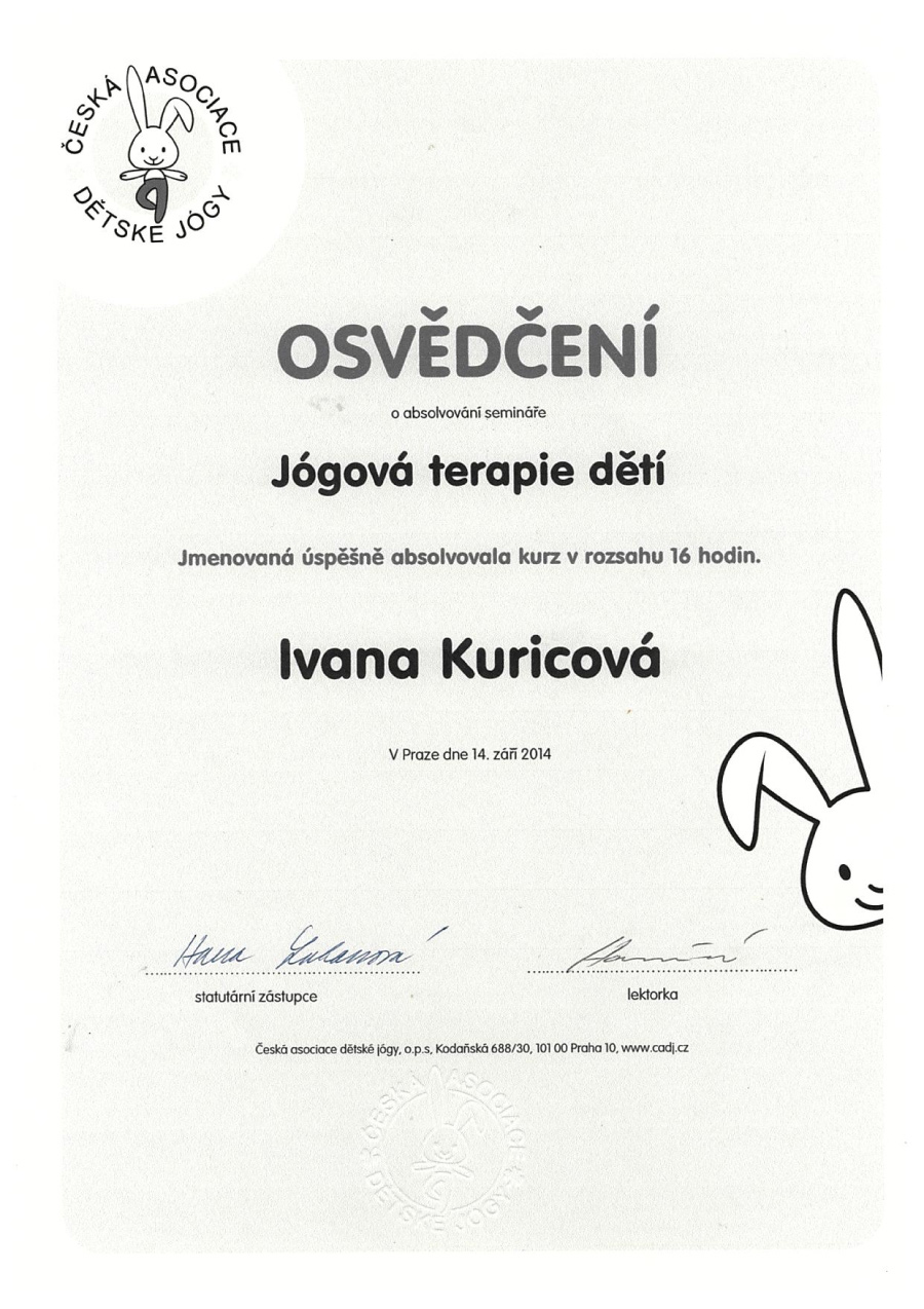 Certifikát 3