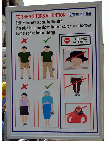Dress appropriately