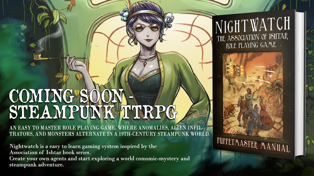 Nightwatch, the steampunk tabletop RPG.