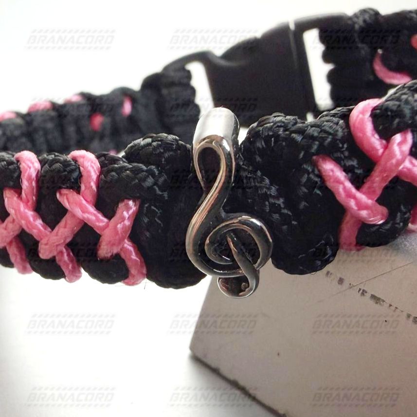 Miniaturbild: Music Love, Paracord Armband mit Notenschlüssel