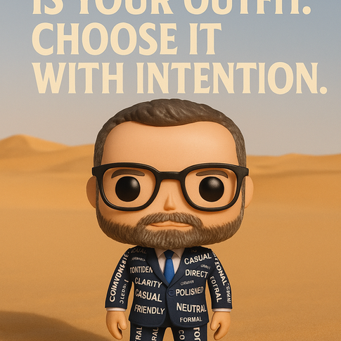 Your tone is your handshake in writing