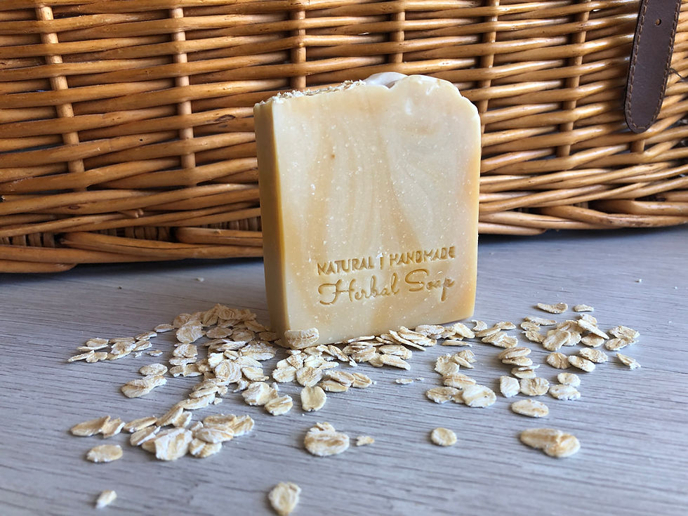 Thumbnail: Goats Milk & Oats Handmade Herbal Soap