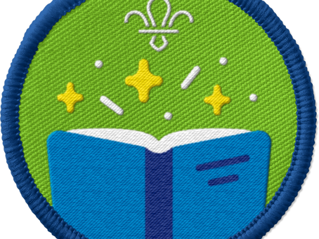 You Shape badge with Squirrels