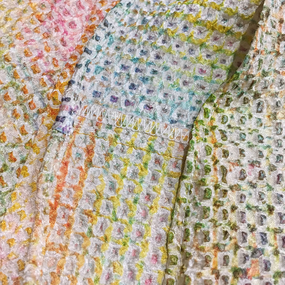 Thumbnail: Long Sleeve Pullover / Made from a Vintage Japanese Kimono Silk / Sou-Shibori