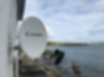 Fibre glass satellite dish