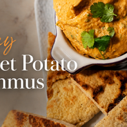 spicy sweet potato hummus