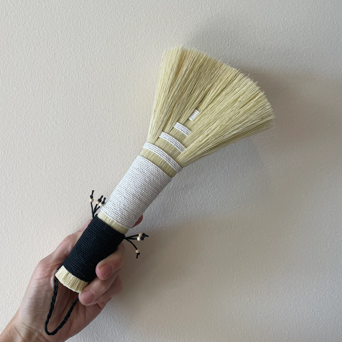 Field and Supply Agave Table Broom - handcrafted handheld broom. 