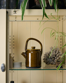 DeVol amber glaze teapot