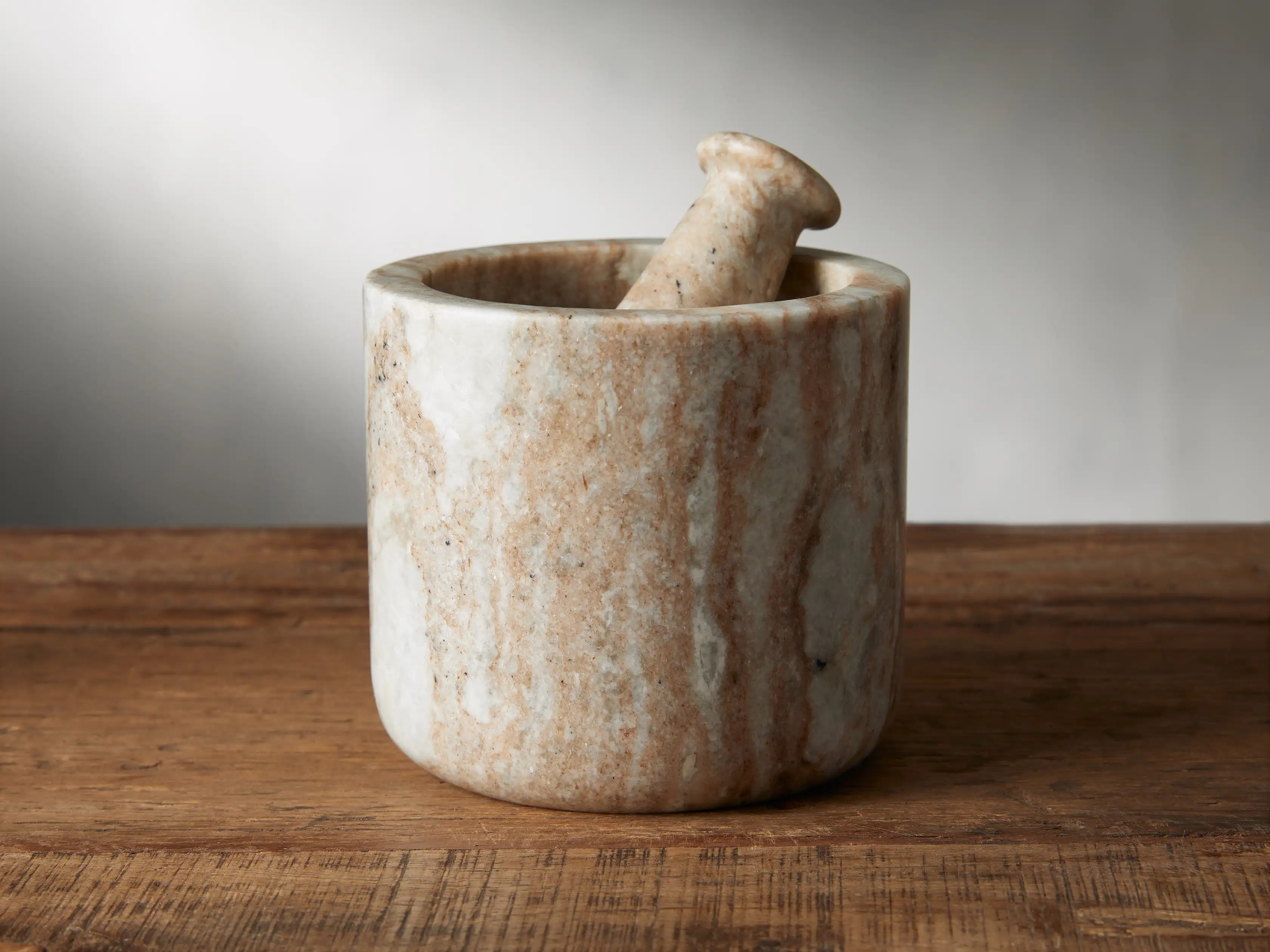 Arhaus Aster Mortar & Pestle in Toronto Brown