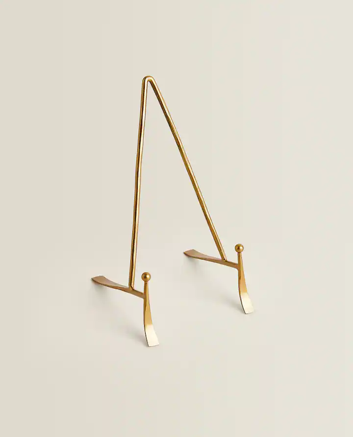 Zara Home Gold Metal Display Stand for Cookbooks