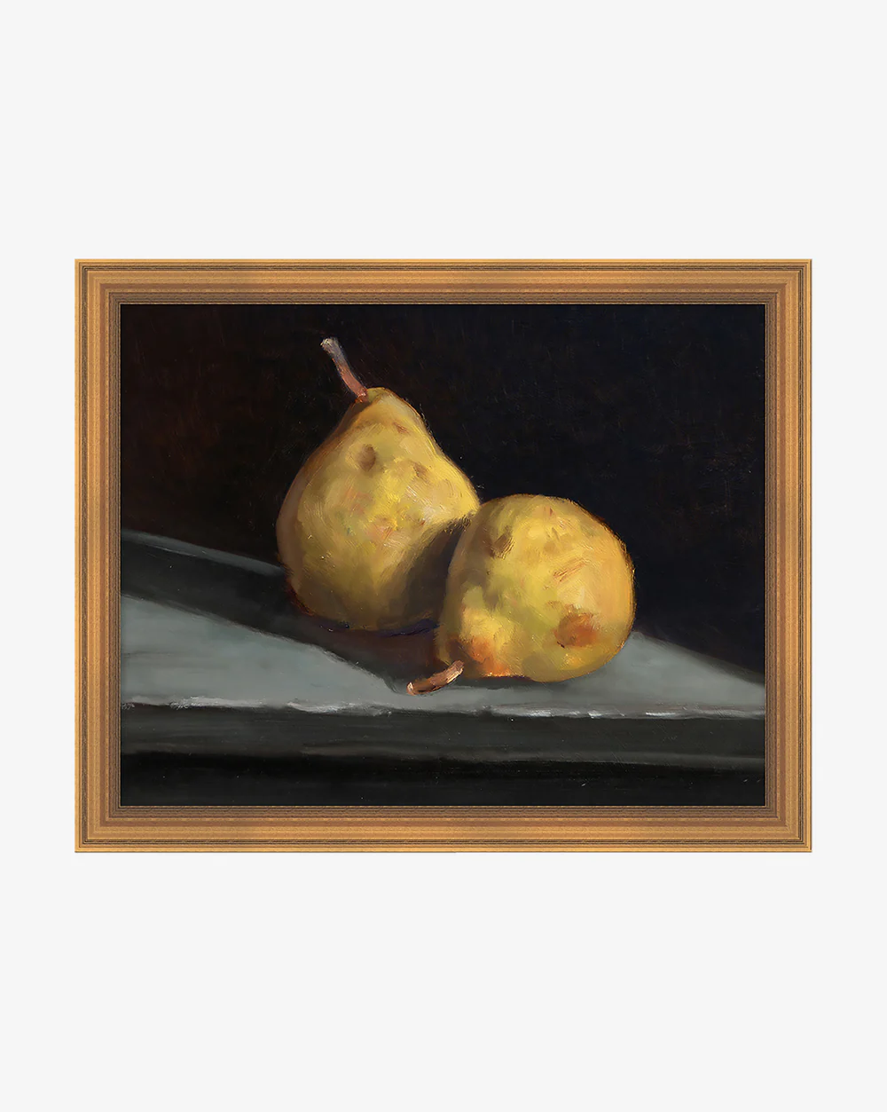 McGee and Co Still Life with Pears - small artwork for kitchen countertops