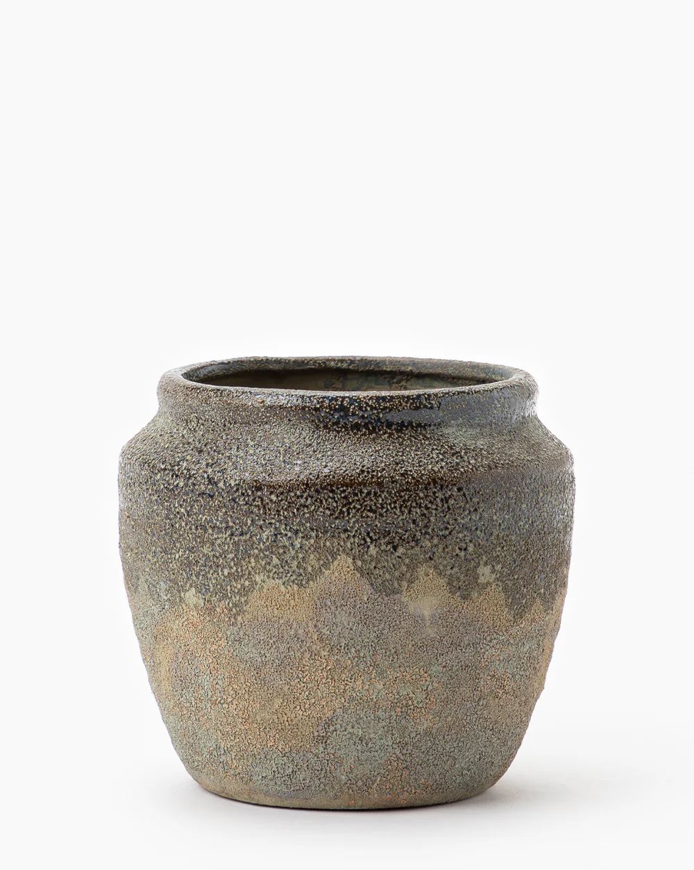 McGee and Co Earthy Textured Pot. Small pot for a kitchen herb.