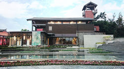 傳藝中心入口水池完工照片