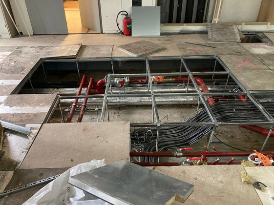 plancher technique gaine technique chauffage