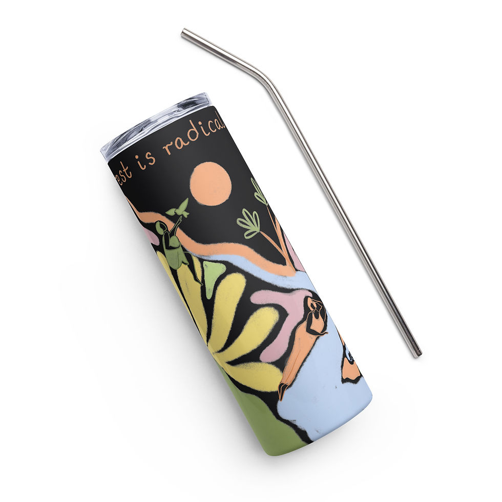 Thumbnail: "Rest is Radical" - Stainless Steel Tumbler