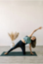 Joy in modified side body stretch