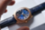 A blue variant of Uriel, a model from Makina Watches the filipino watch brand.