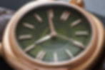 a close up shot of a watch from luxury brand Makina watches made in the Philippines.