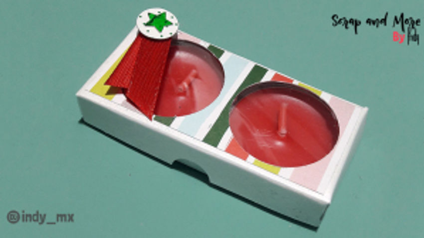 cajita velas tealight candle box