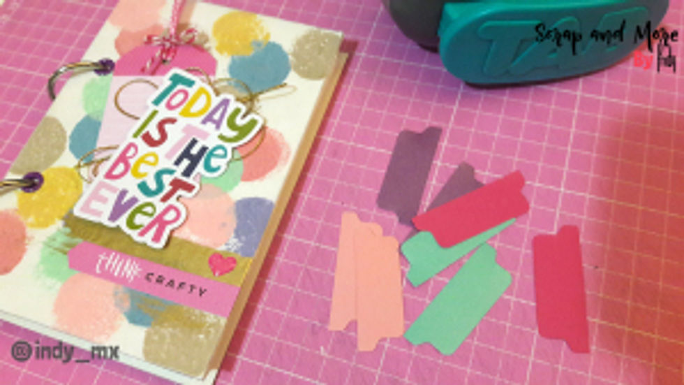 Libreta sencilla hecha a mano con pinturas acrilicas handmade notebook acrylic paint tutorial (12)