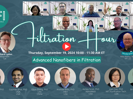 Filtration Hour Recap: Advanced Nanofibers in Filtration