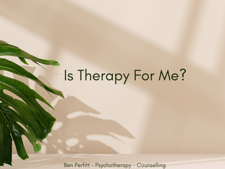Is Therapy For Me? 
