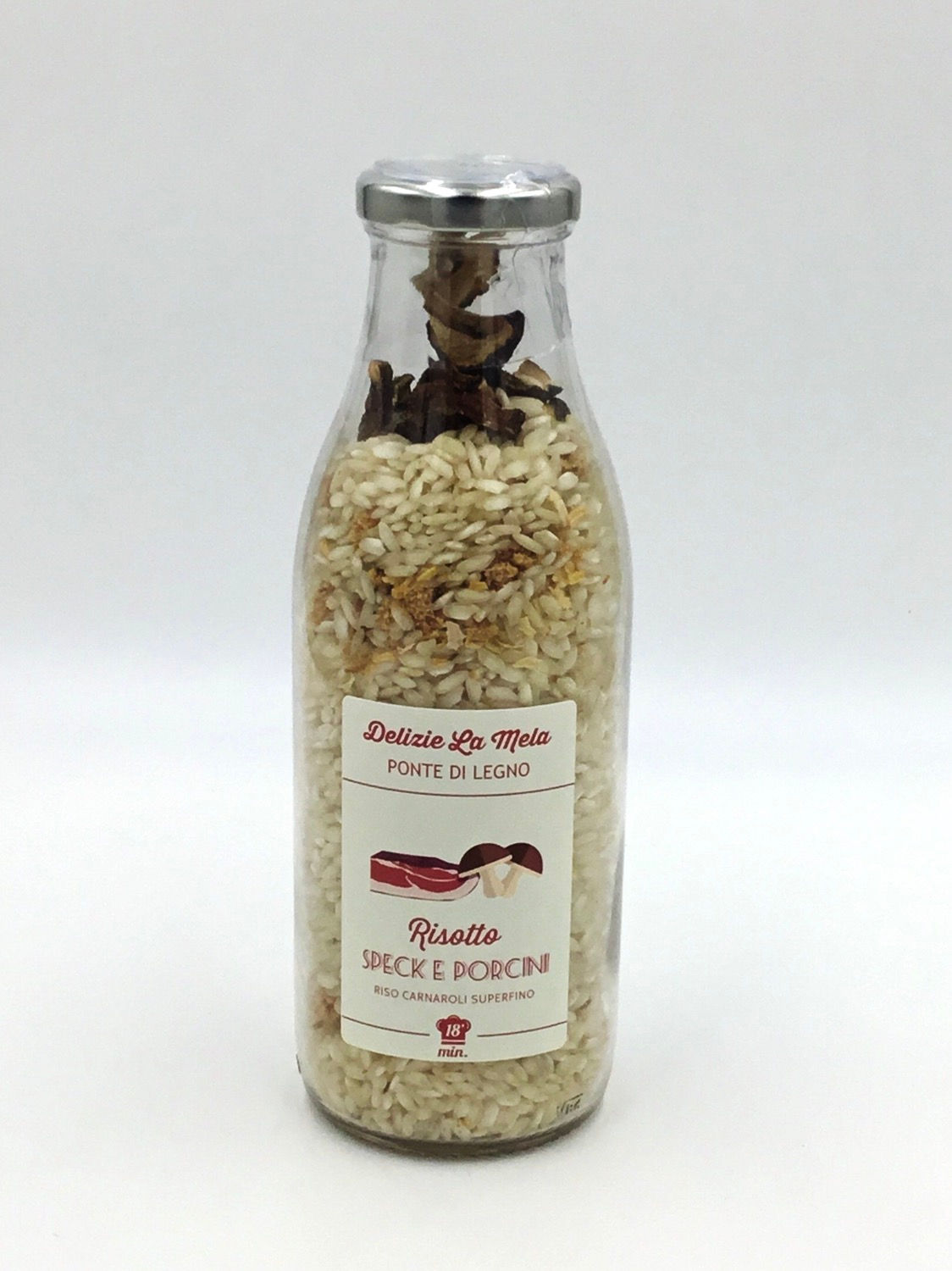 Riso  SPECK E FUNGHI PORCINI 400 gr.
