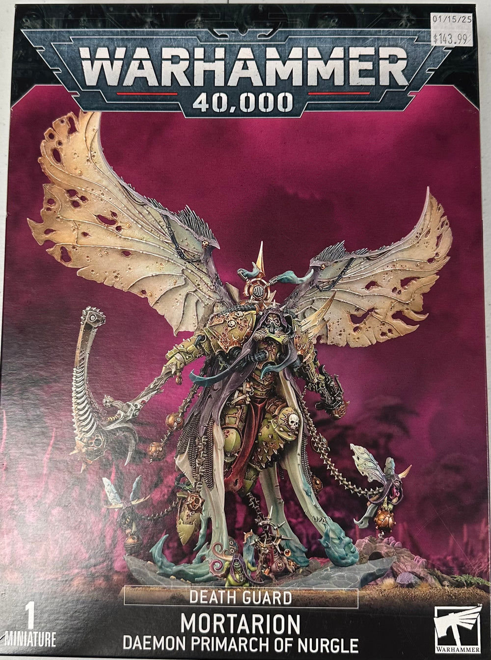 DEATH GUARD: MORTARION - DAEMON PRIMARCH OF NURGLE