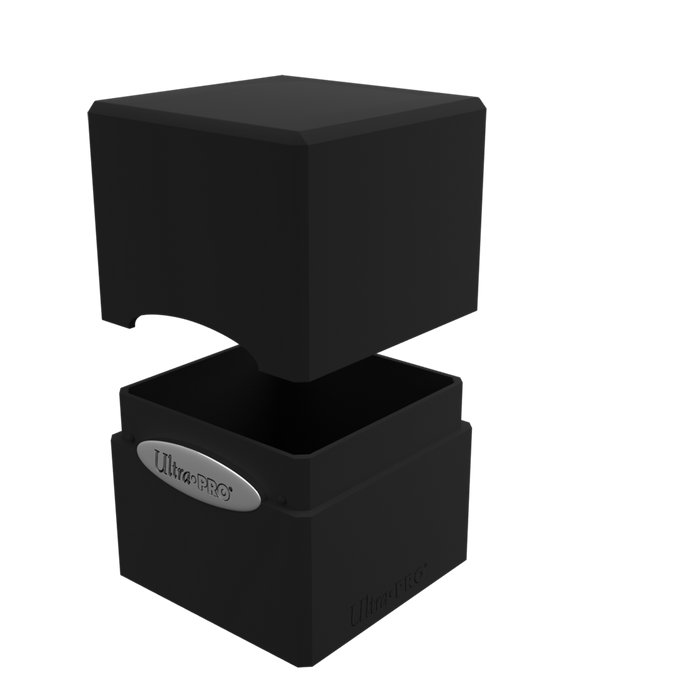 Deck Box: Ultra•Pro Satin Cube 100+ Solid - Black,Jet