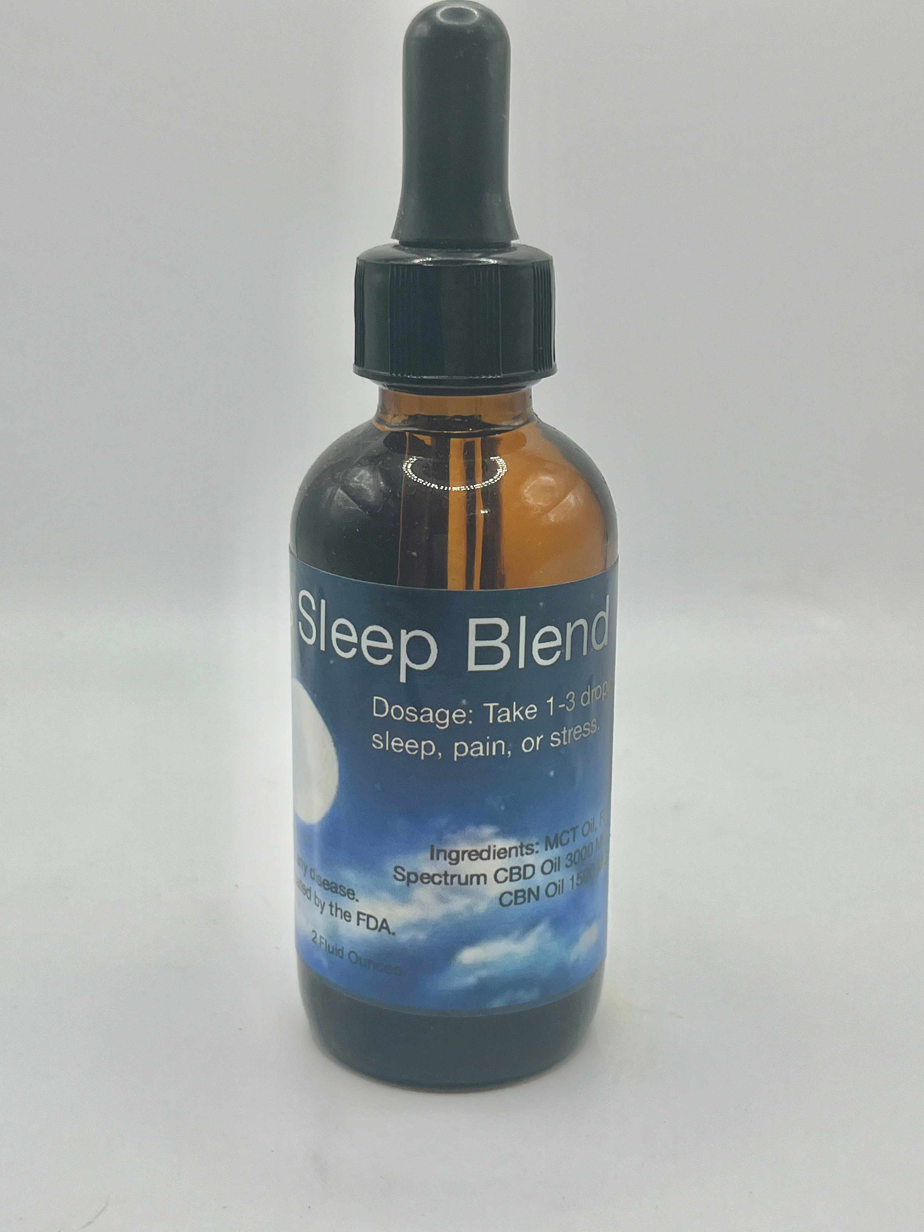3000mg CBD Sleep Blend Oil Tincture 2oz.
