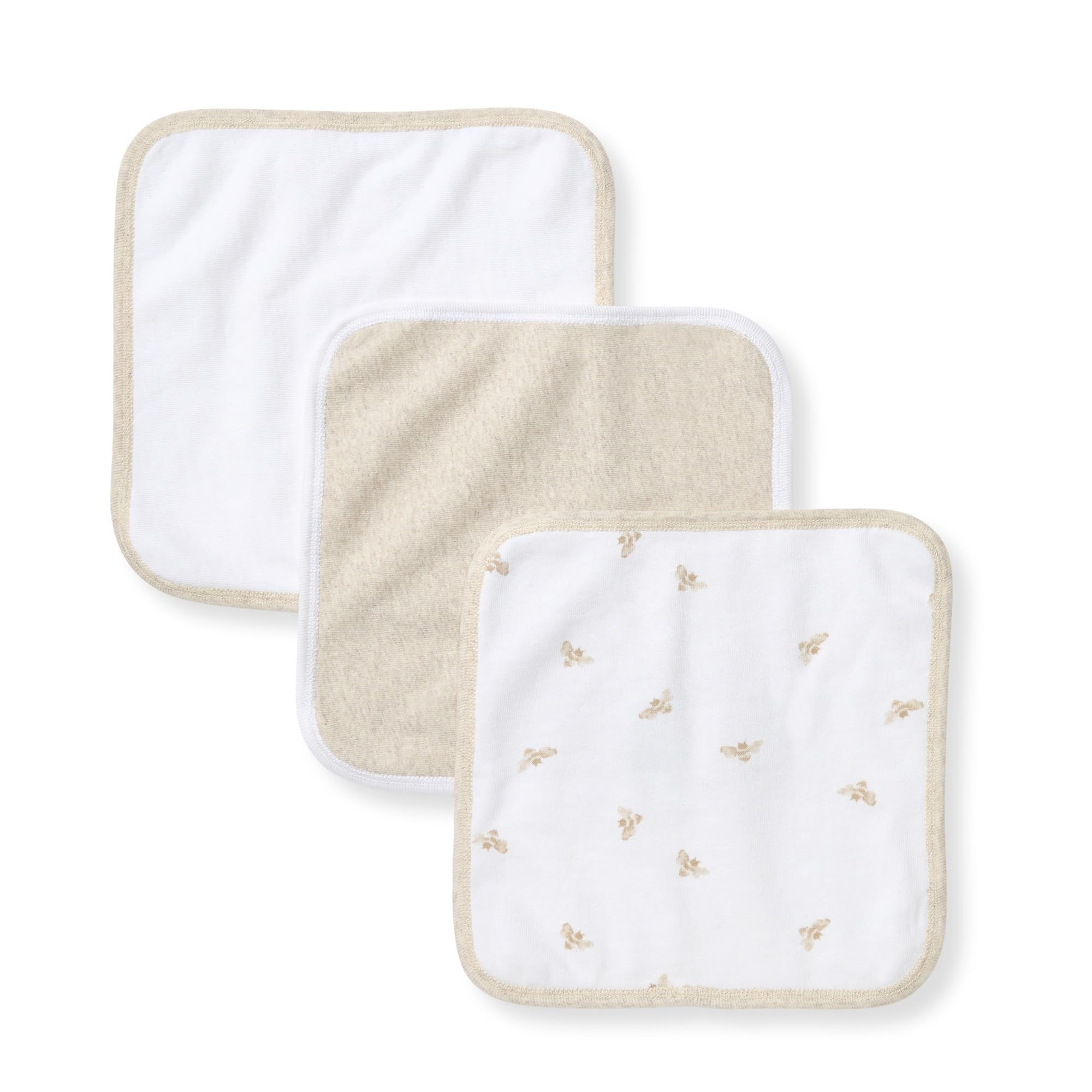 Burt's Bees Baby Washcloths for Infants, 100% Organic Cotton