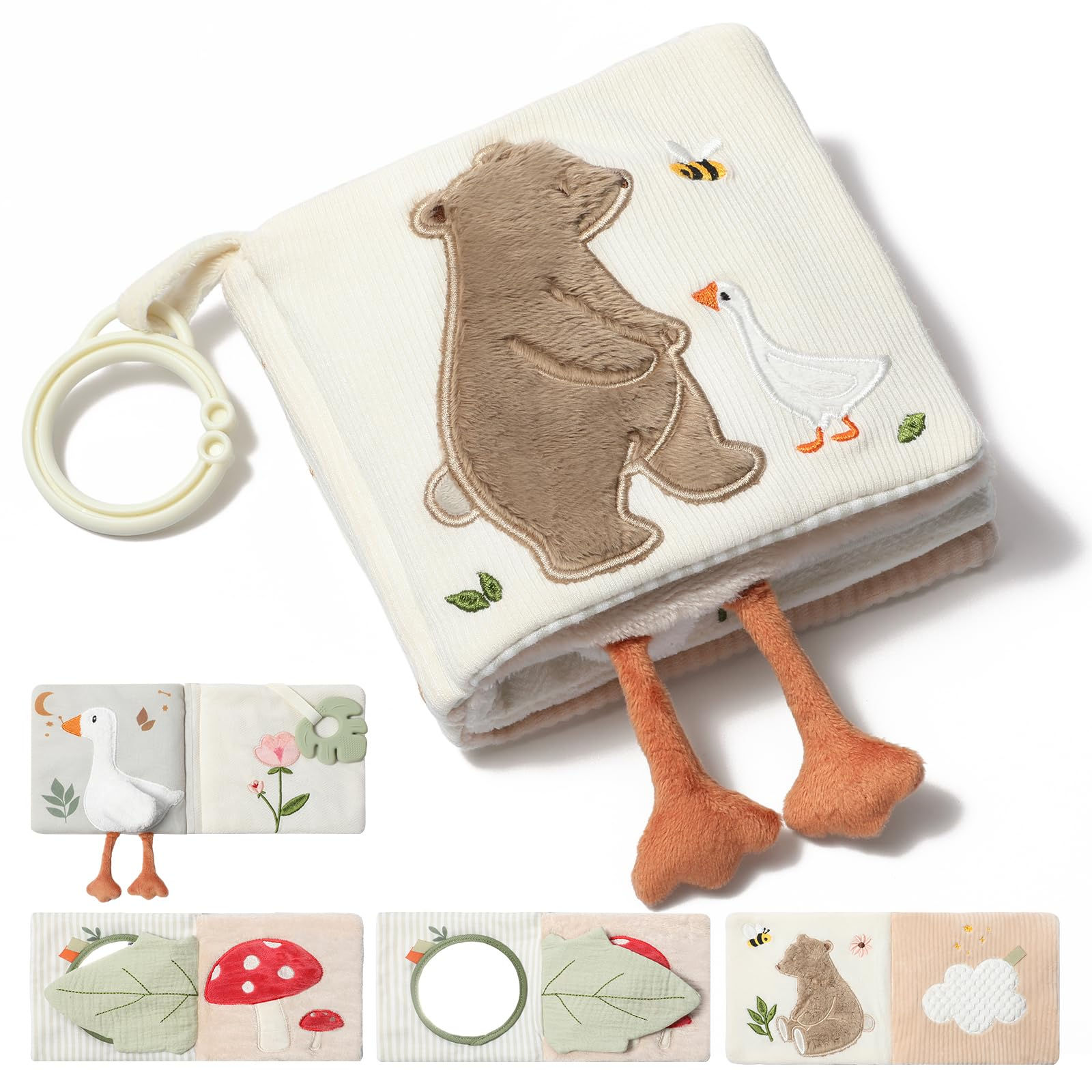 let's make Soft Baby Book, Sensory Crinkle Cloth Books for Babies 0-12 Months...