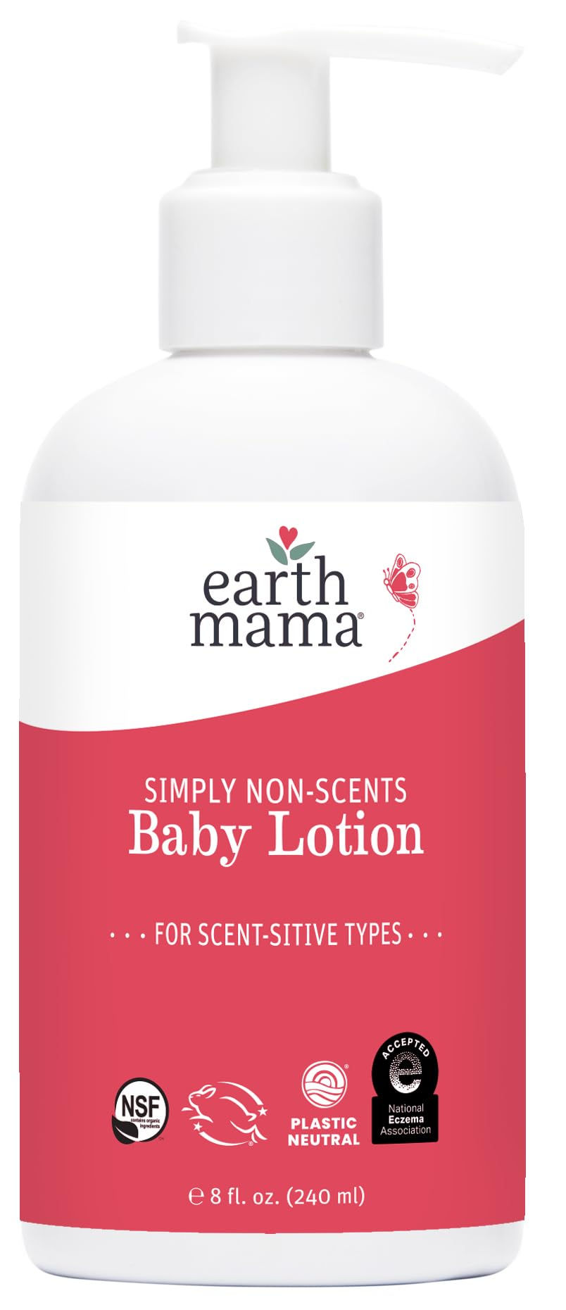 Earth Mama Simply Non-Scents Baby Lotion for Dry Skin