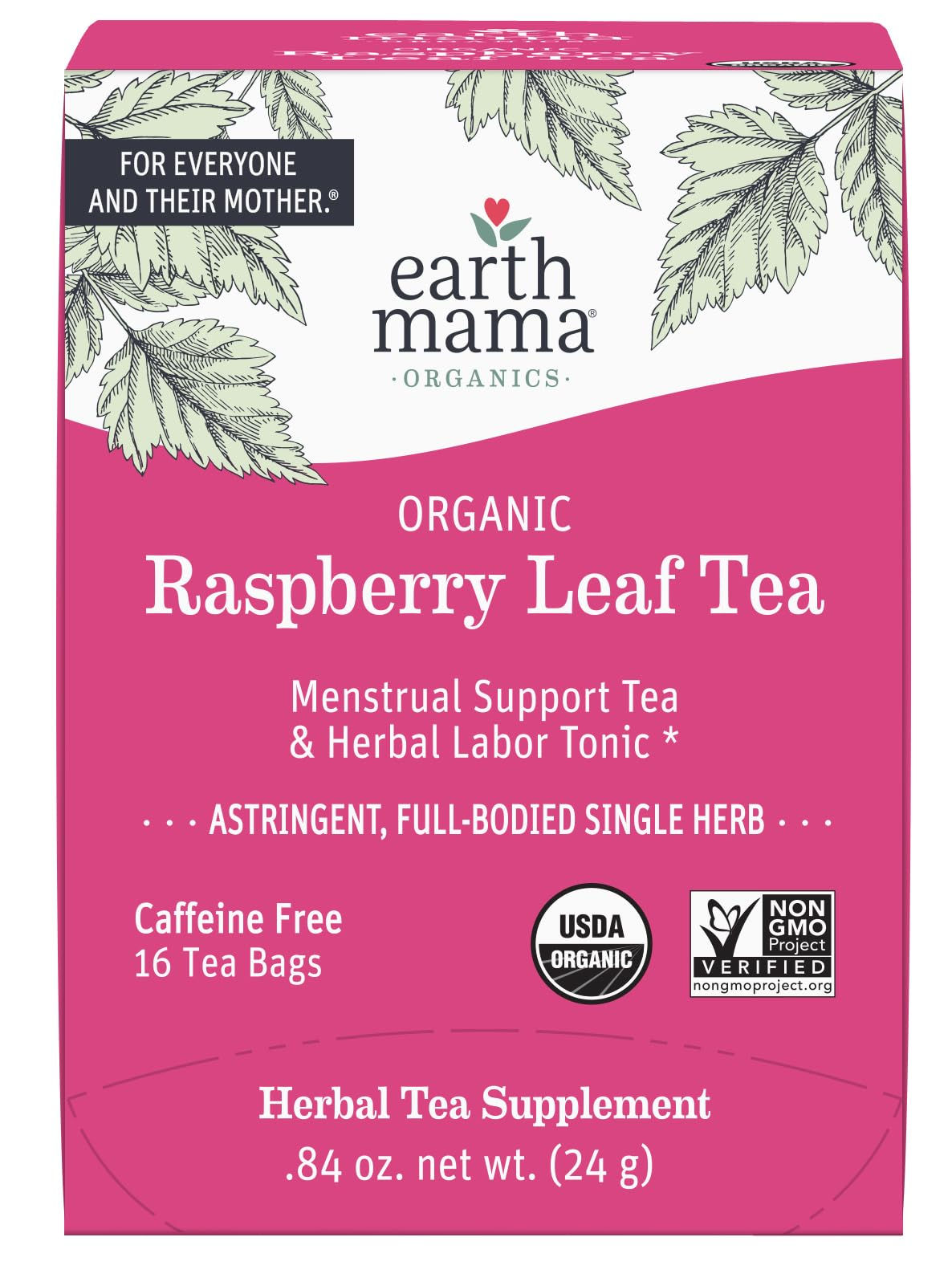 Earth Mama Organic Red Raspberry Leaf Tea