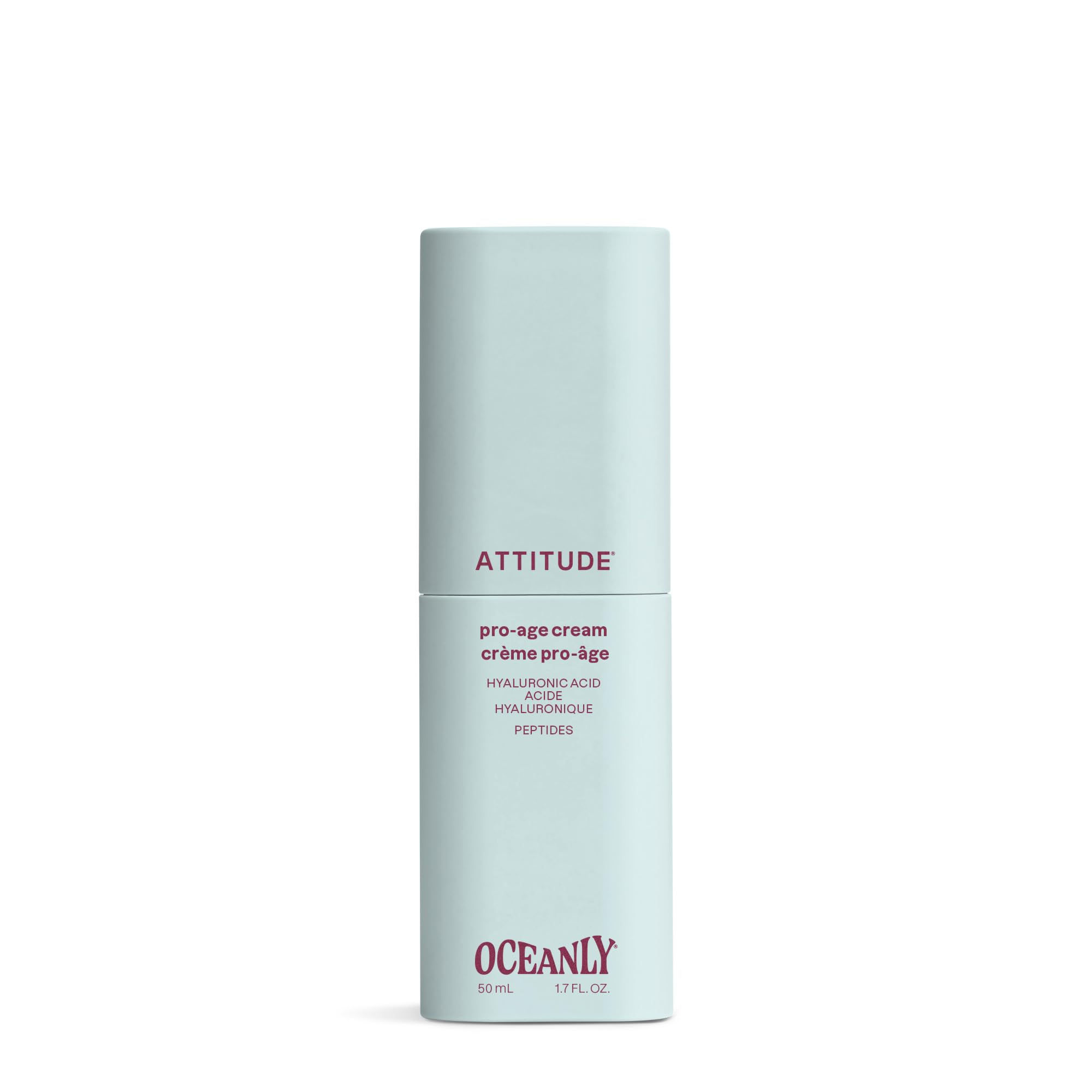 ATTITUDE Anti Aging Face Cream, With Hyaluronic Acid, Peptides & Ceramides