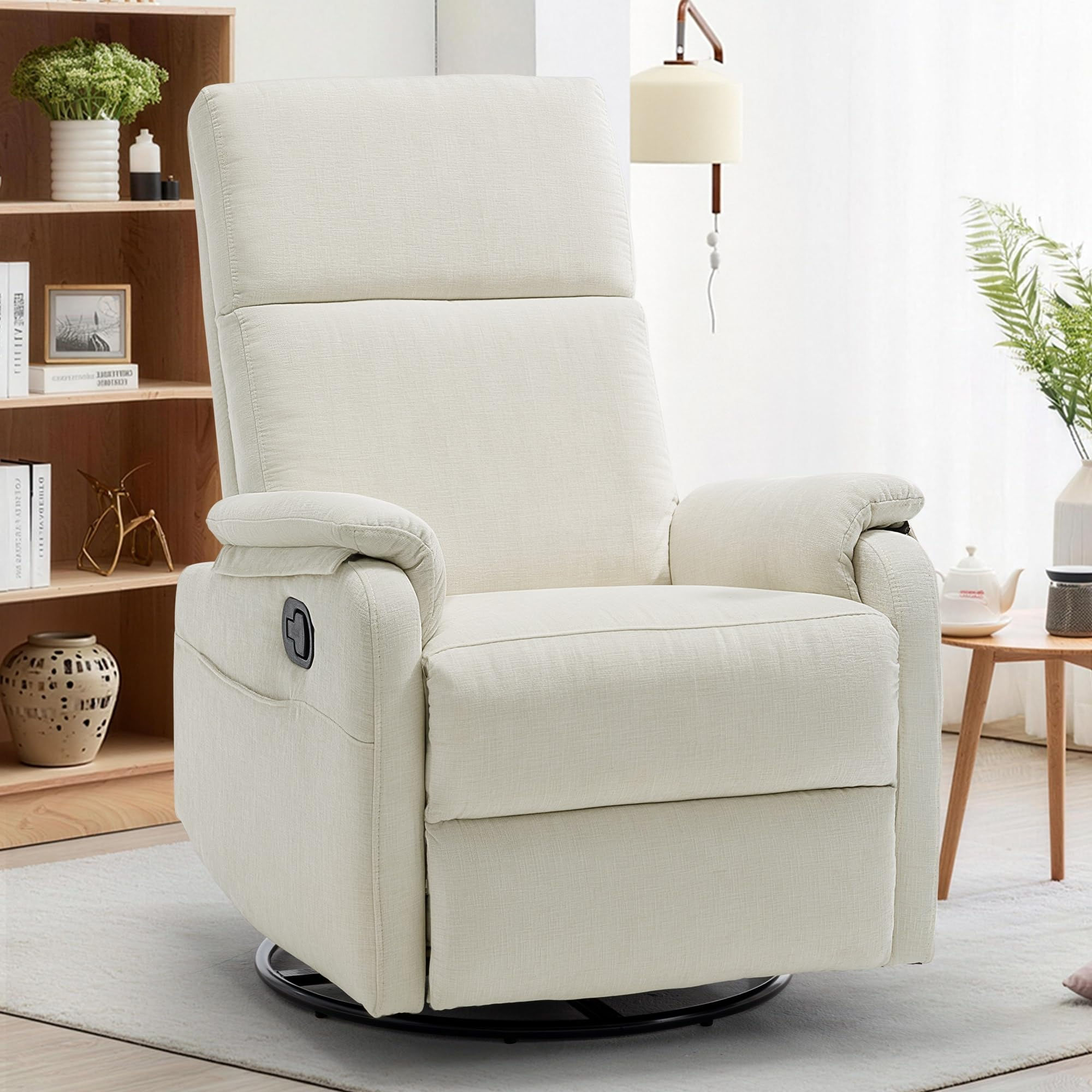 Korser Recliner Chair, Swivel Rocking Recliner Chair for Adultsi...