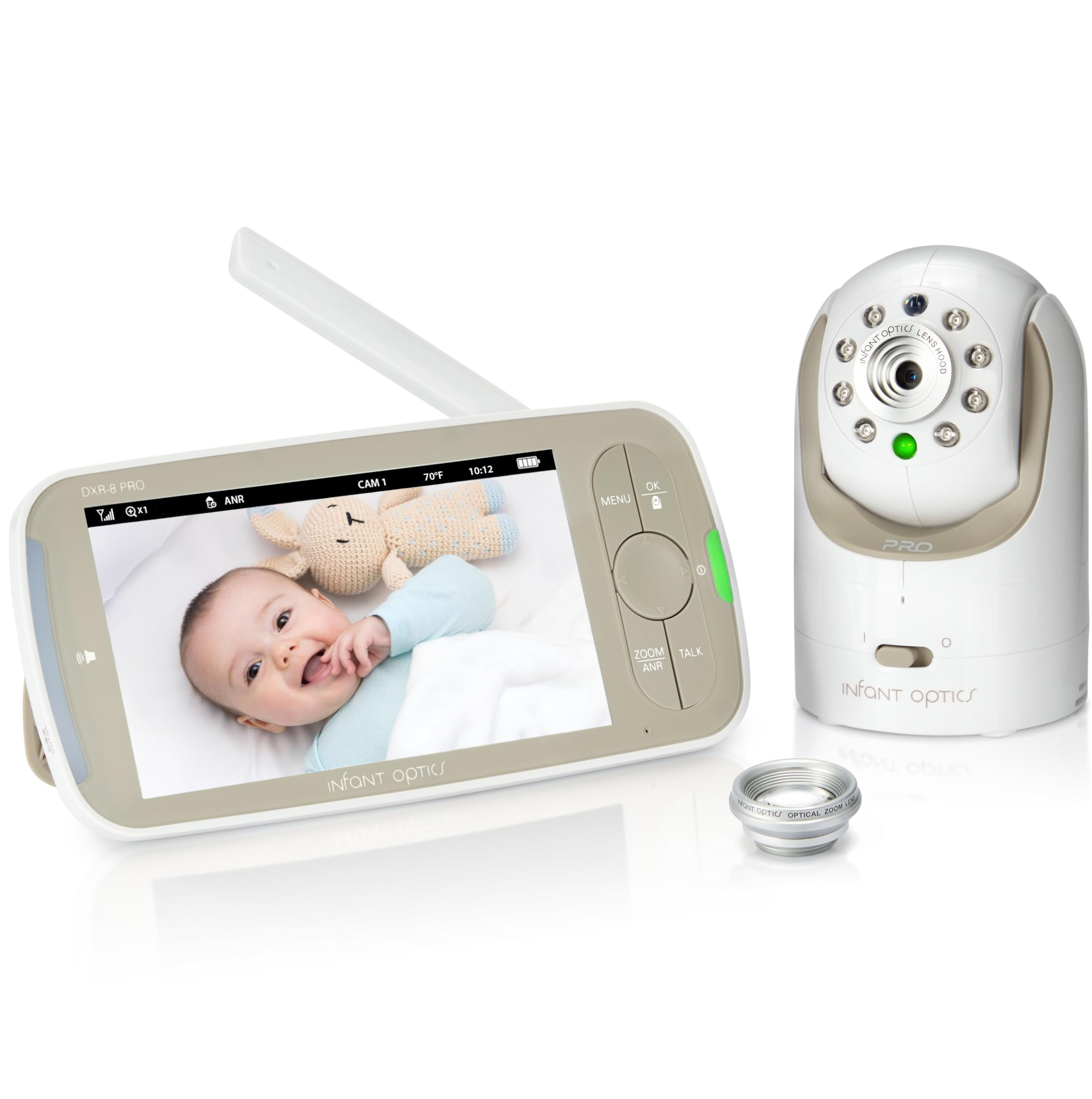 Infant Optics DXR-8 PRO - Patented Active Noise Reduction (ANR), 5” HD Video ...