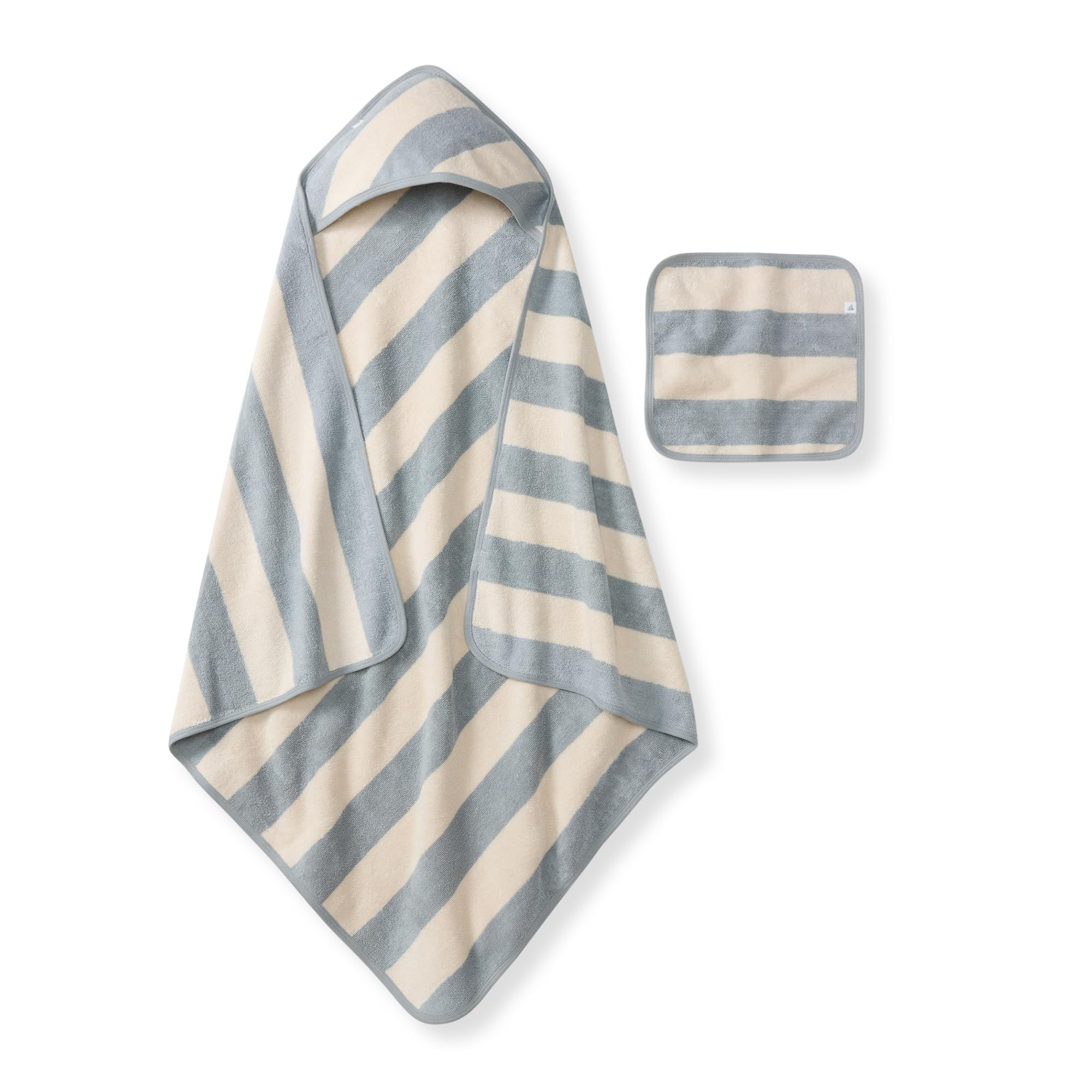 Burt's Bees Baby Hooded Woven Terry Towels Organic Cotton