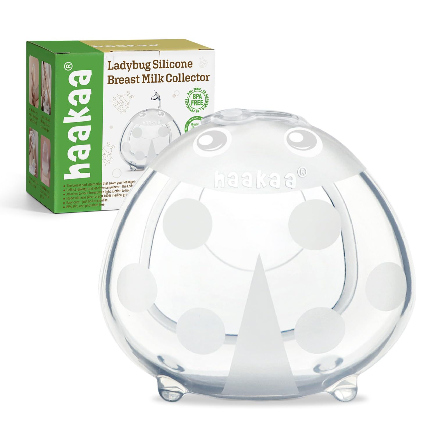 haakaa Ladybug Silicone Breast Milk Collector