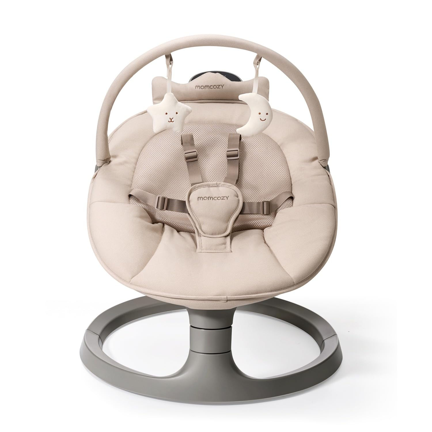 Momcozy 2-in-1 Electric Baby Swing, Dual-Arm Support System