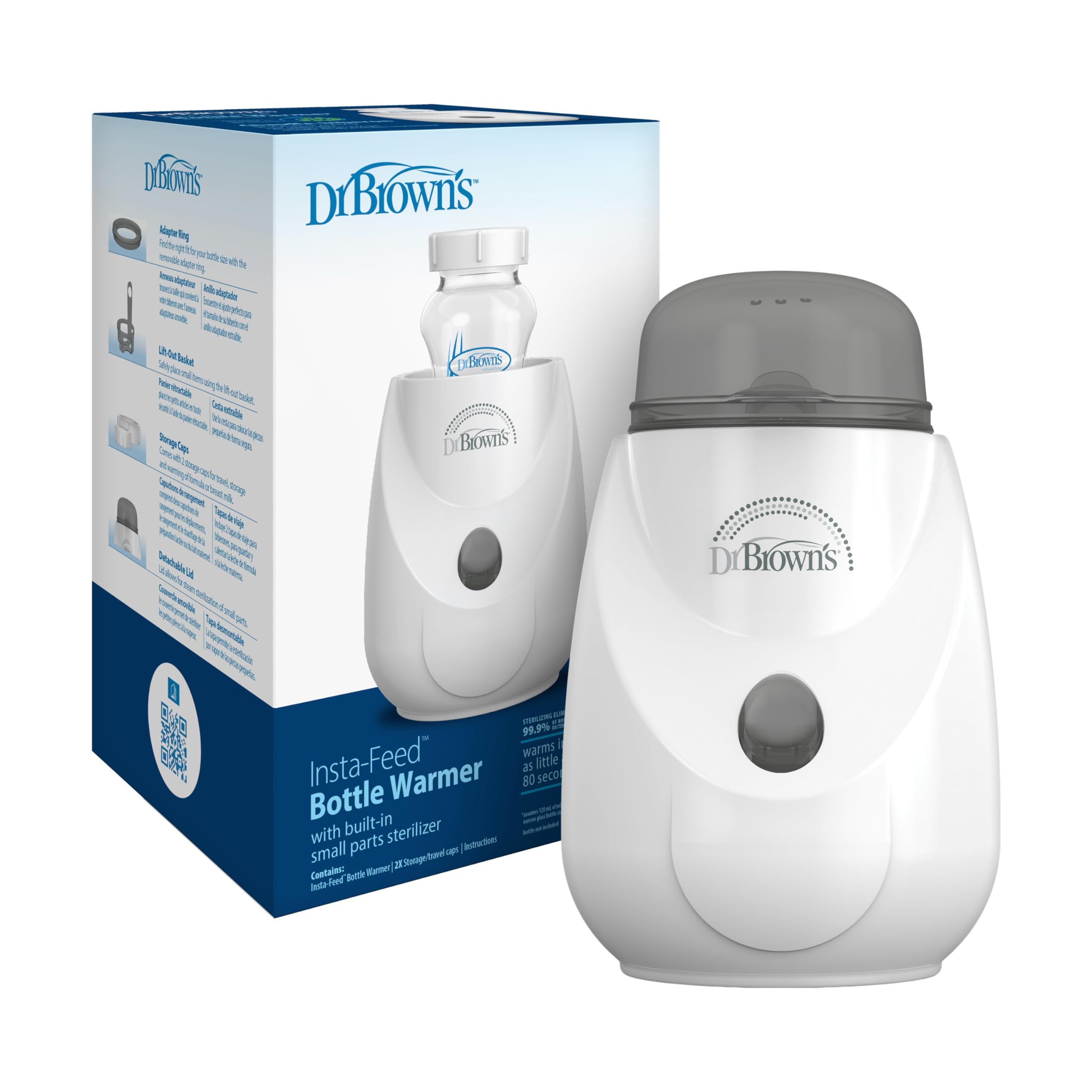 Dr. Brown's Insta-Feed Baby Bottle Warmer and Sterilizer for Baby Bottles and...